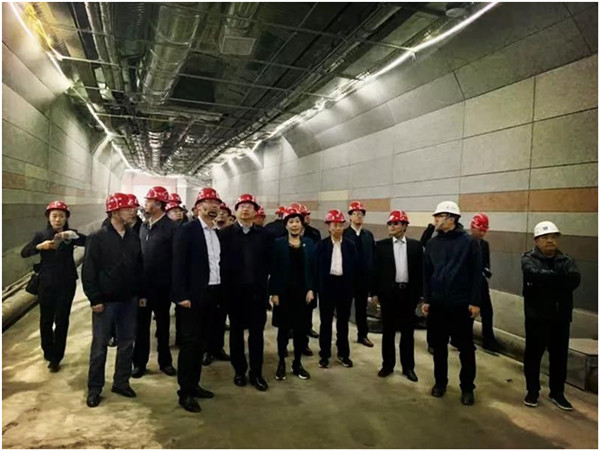 10月9日，吉林省副省长安立佳在项目现场进行调研指导工作。