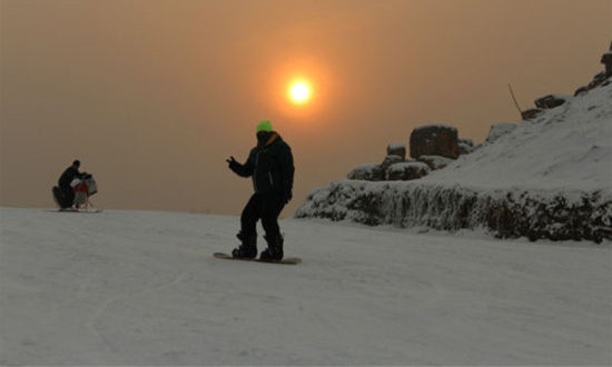 河北石家庄太平河滑雪场