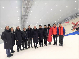 国际奥委会主席巴赫莅临考察铭星冰雪承建的“全球最大室内滑雪场” 2