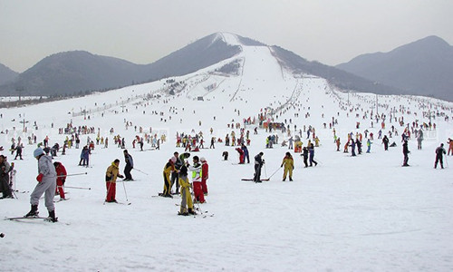 河南焦作红砂岭云顶滑雪场