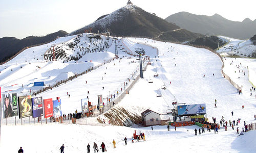 北京雪世界室外滑雪场