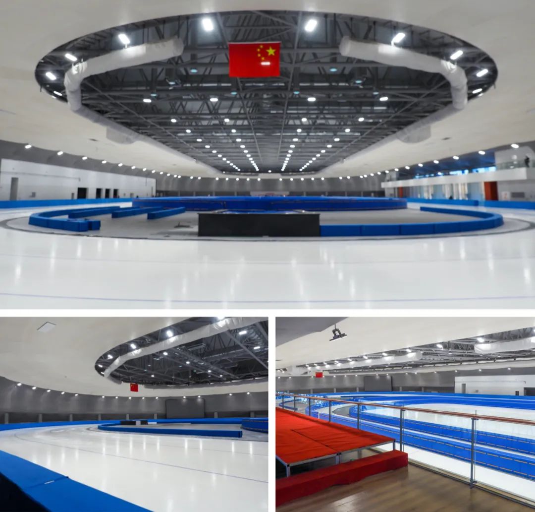 天津蓟州国家冰上项目训练基地速度滑冰馆