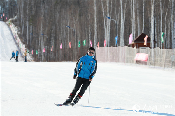 漠河北极滑雪场正式开滑3