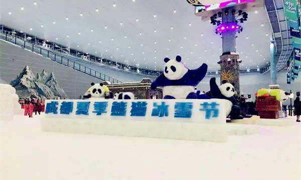 首届成都夏季熊猫冰雪节