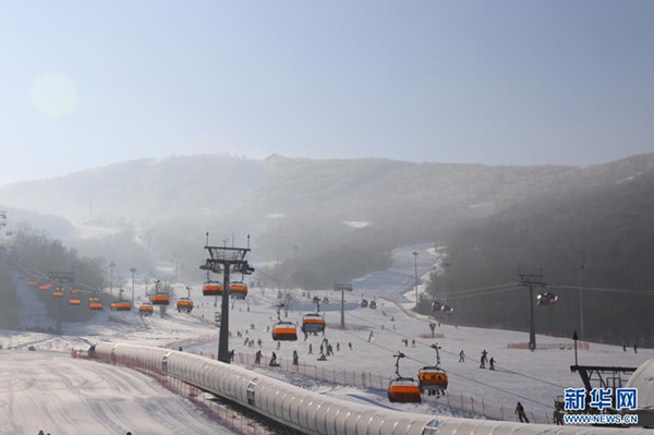 吉林万科松花湖滑雪场雪道面积位居全国第一位