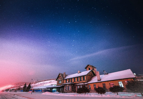 内蒙古冰雪美景，宛如童话