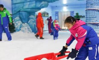 室内冰雪乐园分为哪几个功能区域？