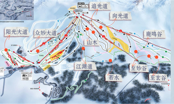 将军山滑雪场2022-2023雪季共新建雪道10条