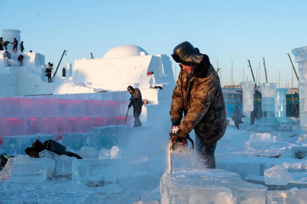 第24届哈尔滨冰雪大世界园区初见规模 3